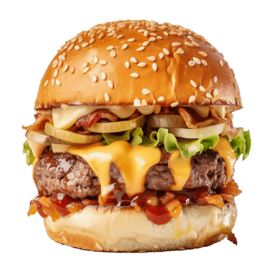 Burger with Bacon