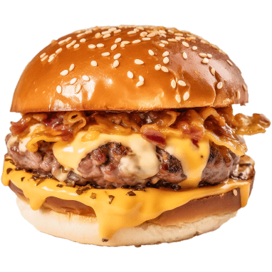 Hamburger with cheese