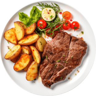 Steak with Vagitable