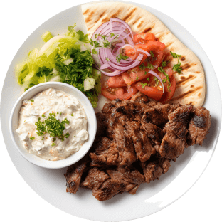 Lula kebab with Sauce